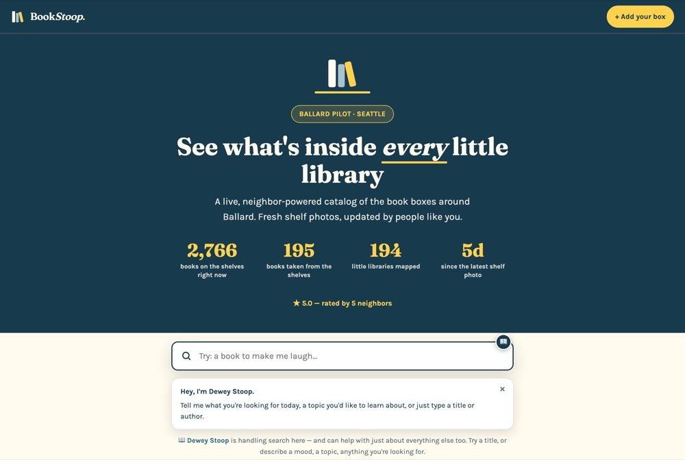 BookStoop website